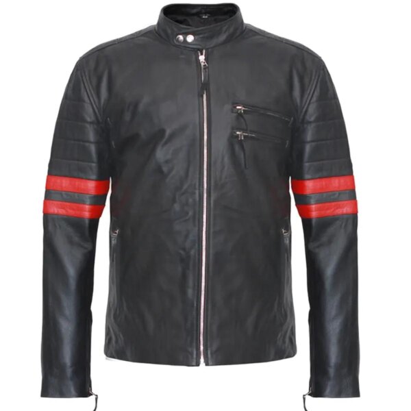 Men Hybrid Mayhem Sheepskin Leather Jacket