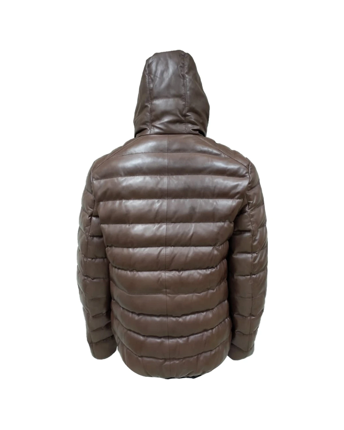 Men Leather Puffer Jacket (3)