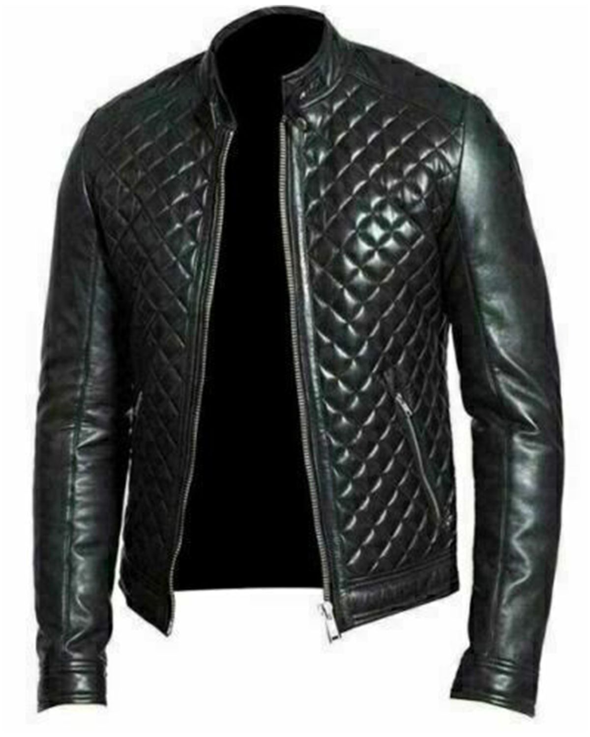 Lucca Cafe Racer Leather Jacket