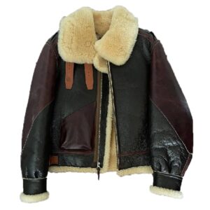 B-3 Flight Aviator Leather Jacket