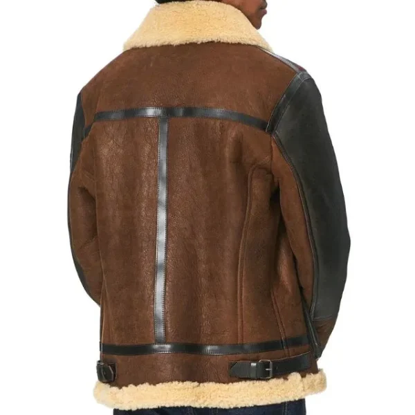 Men’s Astell Shearling-Lined Leather Jacket