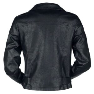 Black Studs Genuine Leather Jacket