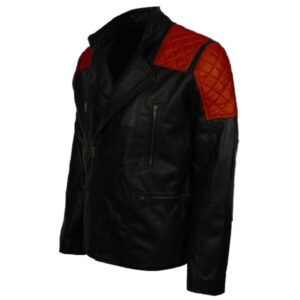Black Mens Inferno Leather Jacket