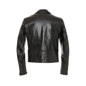 Black Motorcycle Leather Jacket