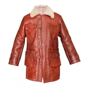 Dark Knight Rises Sheepskin Faux Fur Winter Coat