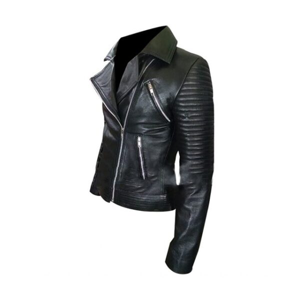 Women Gal Gadot Fast And Furious Black Leather Jacket