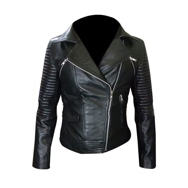 Women Gal Gadot Fast And Furious Black Leather Jacket