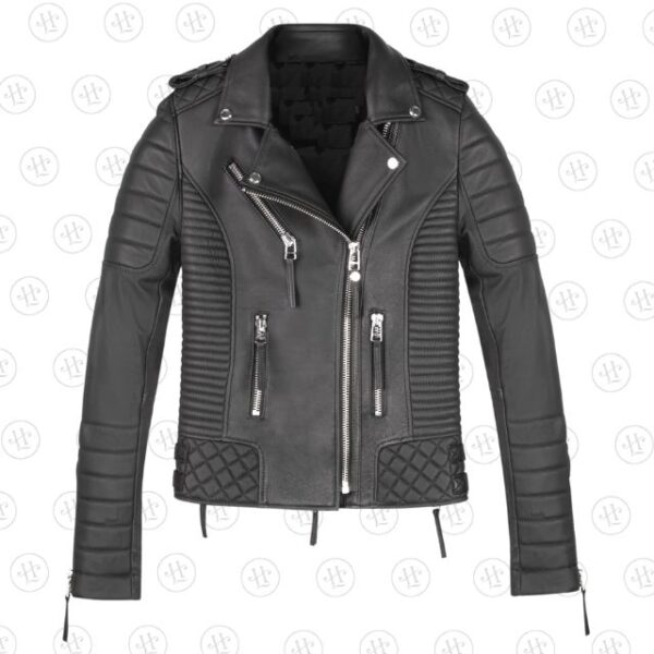 Kay Michaels Black Leather Jacket