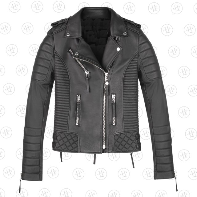 Kay Michaels Black Leather Jacket
