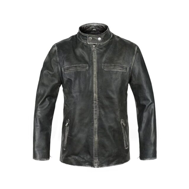 Men Mark Wahlberg Daddys Home Leather Jacket