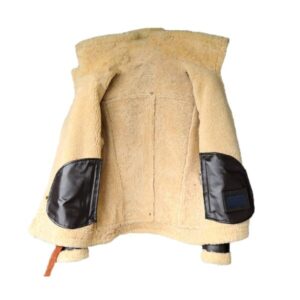 Men’s B3 Flight Suede Leather Faux Fur Leather Jacket