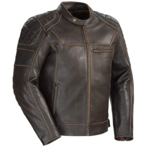 Mens Motorcycle Leather Jacket
