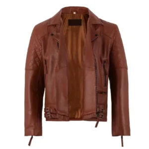 100% Pure Leather Copper Brown Sheepskin Jacket