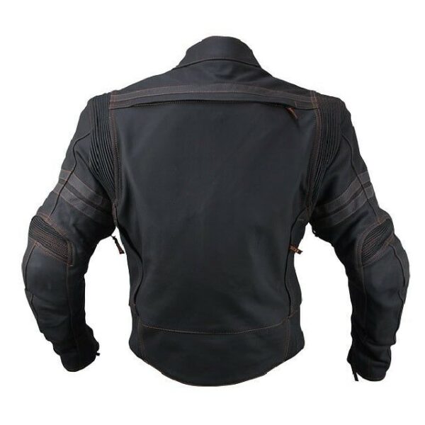 Street Style Motorcycle Jacket Sheepskin Leather Jacket
