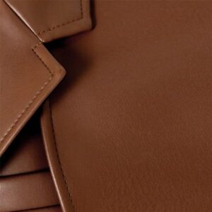 Women Convertible Sheepskin Leather Blazer