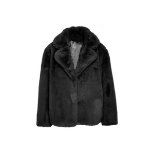 Shearling-Style Faux Fur Coat