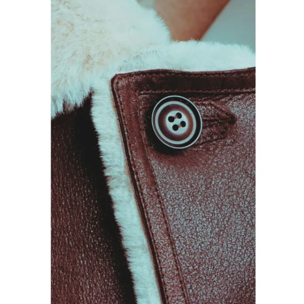 Men’s Jozef Double Breasted Shearling Coat