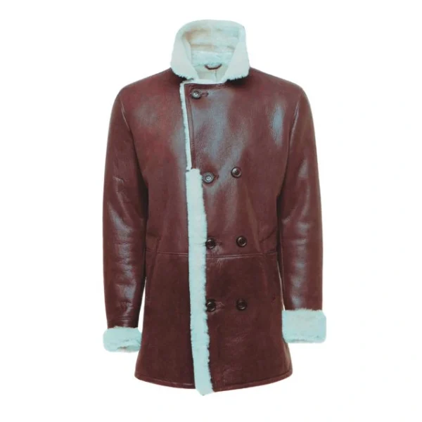 Men’s Jozef Double Breasted Shearling Coat