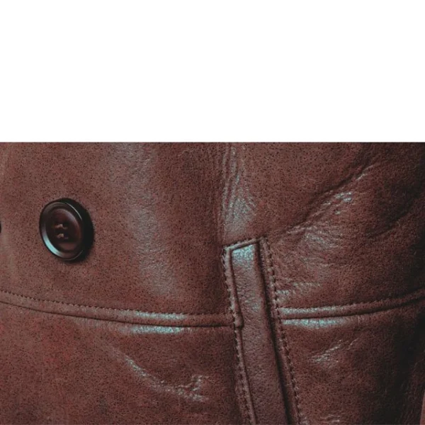Men’s Jozef Double Breasted Shearling Coat