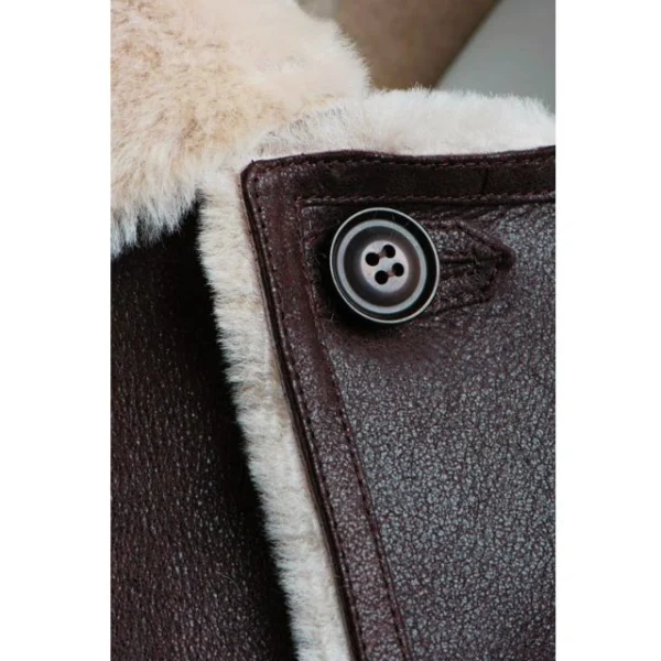 Men’s Jozef Double Breasted Shearling Coat