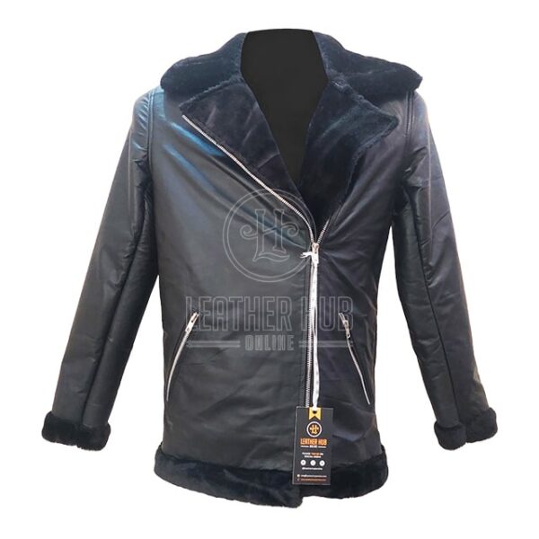 Locke & Key Dodge Leather Aviator Jacket