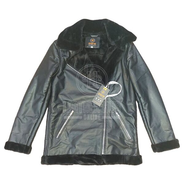 Locke & Key Dodge Leather Aviator Jacket