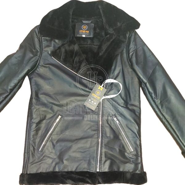 Locke & Key Dodge Leather Aviator Jacket