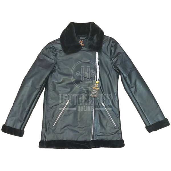 Locke & Key Dodge Leather Aviator Jacket