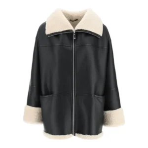 Women B3 RAF Aviator Sheepskin Shearling-Style Jacket