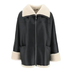 Women B3 RAF Aviator Sheepskin Shearling-Style Jacket