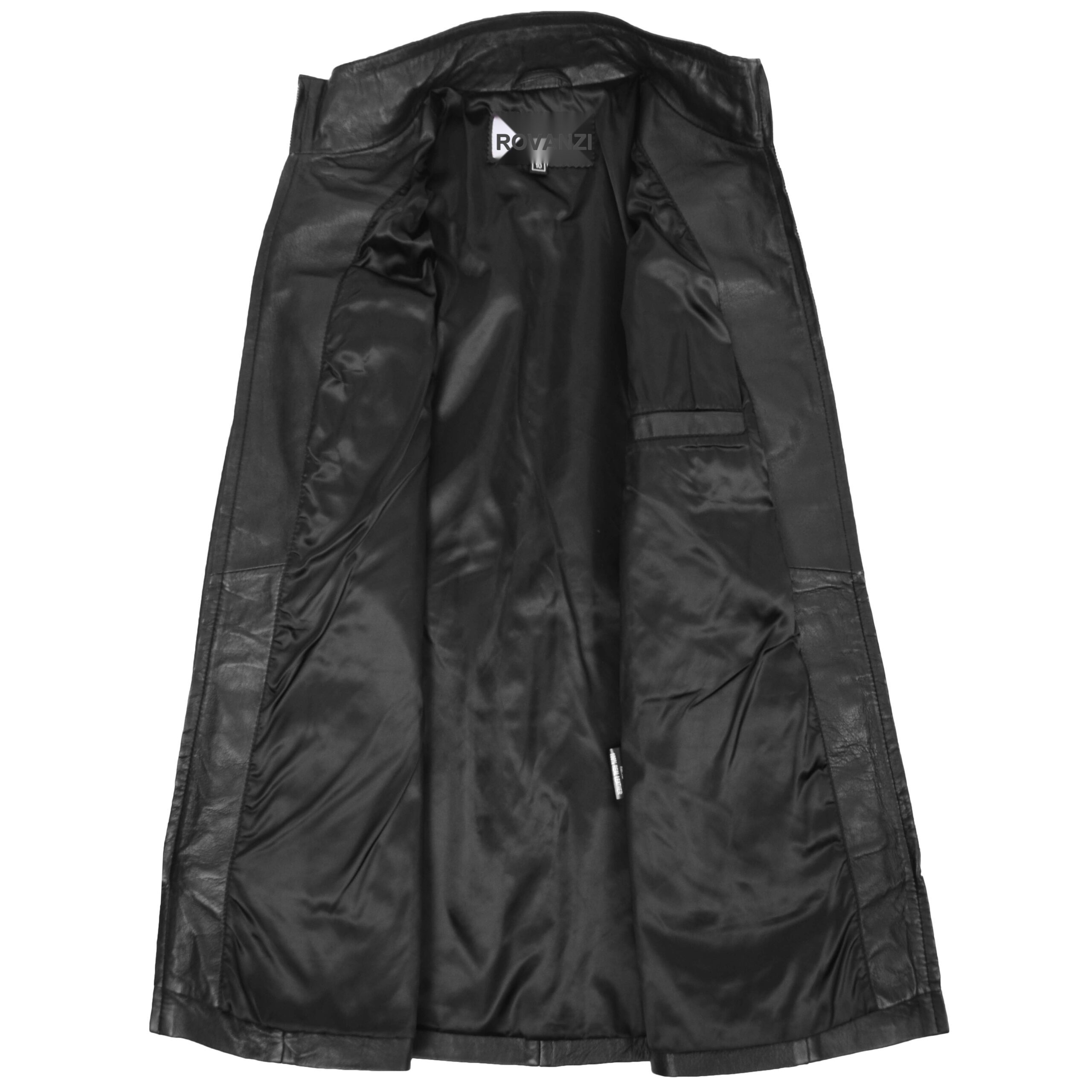 BUNERI Black Leather Dual Zip Fastening Jacket – 6