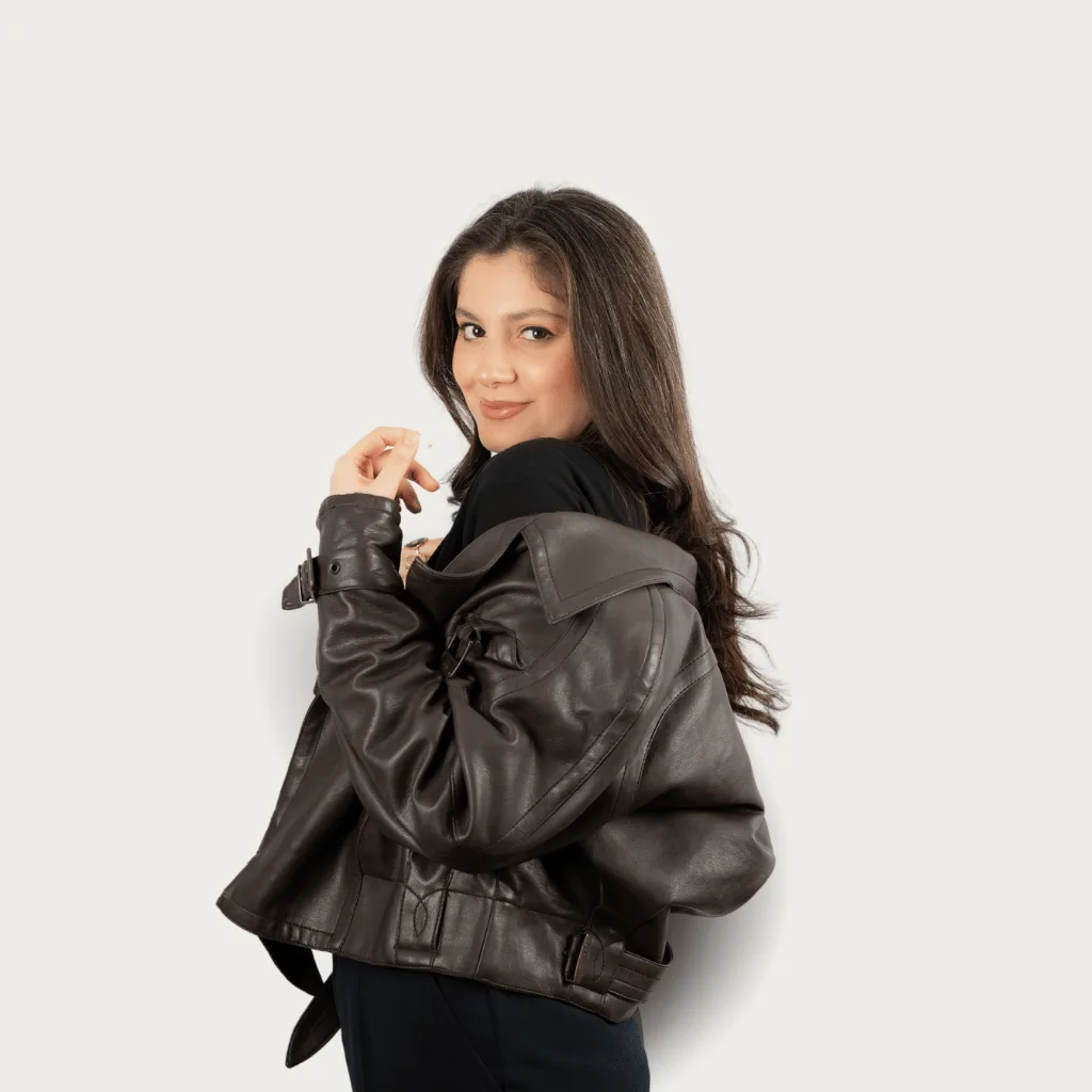 Women's Real Leather Bomber Jackets Buneri USA